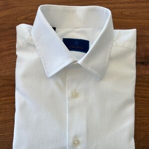 Men’s white dress shirt  Size 16.5 neck with an arm length of 34/35